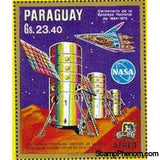 Paraguay 1970 Moon station-Stamps-Paraguay-StampPhenom