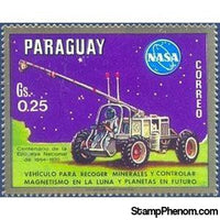 Paraguay 1970 Moon vehicle-Stamps-Paraguay-StampPhenom