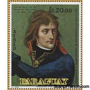 Paraguay 1970 Napoleon I (1769-1821), Emperor of the French-Stamps-Paraguay-StampPhenom