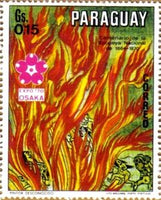 Paraguay 1970 National Epic 1864-1970-Stamps-Paraguay-StampPhenom