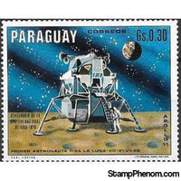 Paraguay 1970 Neil Armstrong on the moon-Stamps-Paraguay-StampPhenom