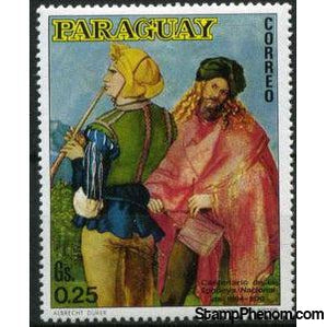 Paraguay 1970 Piper and drummer-Stamps-Paraguay-StampPhenom