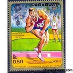 Paraguay 1970 Shot Put-Stamps-Paraguay-StampPhenom