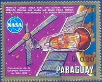 Paraguay 1970 Space station-Stamps-Paraguay-StampPhenom