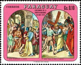 Paraguay 1970 Stations of the Cross-Stamps-Paraguay-StampPhenom