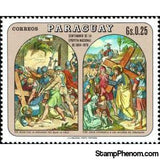 Paraguay 1970 Stations of the Cross-Stamps-Paraguay-StampPhenom