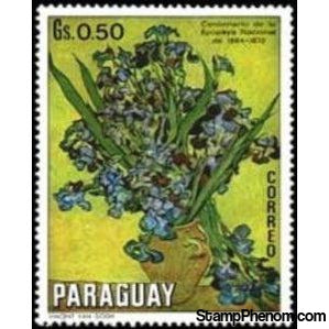 Paraguay 1970 Van Gogh-Stamps-Paraguay-StampPhenom