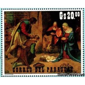 Paraguay 1971 Adoration of the Magi 3-Stamps-Paraguay-StampPhenom