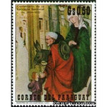 Paraguay 1971 Flight From Egypt, Maestro de los Martirios (1490)-Stamps-Paraguay-StampPhenom