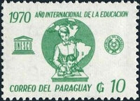 Paraguay 1971 International Education Year-Stamps-Paraguay-StampPhenom