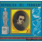 Paraguay 1971 Taras Shevchenko (1814-1861)-Stamps-Paraguay-StampPhenom