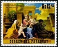 Paraguay 1971 The Holy Family-Stamps-Paraguay-StampPhenom