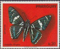 Paraguay 1973 South American Butterflies