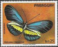 Paraguay 1973 South American Butterflies