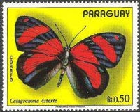 Paraguay 1973 South American Butterflies