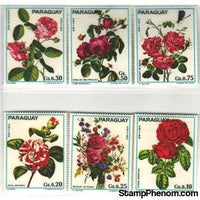 Paraguay Flowers , 6 stamps