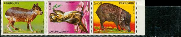 Paraguay Animals , 3 stamps