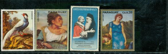 Paraguay Lot 3 , 4 stamps