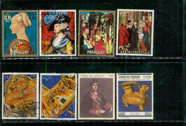 Paraguay Lot 9 , 8 stamps