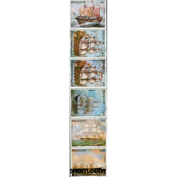 Paraguay Ships , 6 stamps