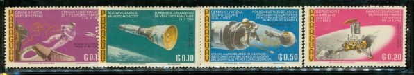 Paraguay Space , 4 stamps
