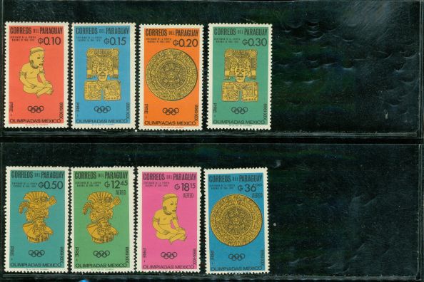 Paraguay Olympics Lot 2 , 8 stamps