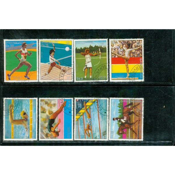 Paraguay Olympics Lot 7 , 8 stamps