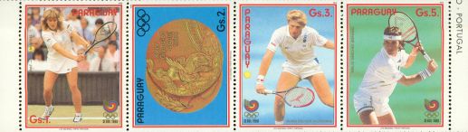 Paraguay Olympics , 4 stamps