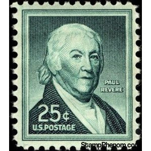 United States of America 1958 Paul Revere (1735-1818), American Silversmith and Engraver