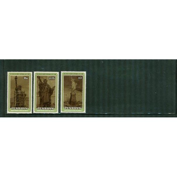 Penrhyn Liberty , 3 stamps - Penrhyn Liberty , 3 stamps