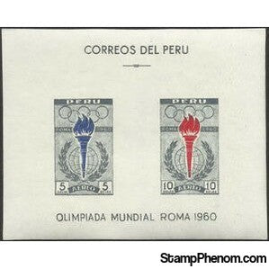 Peru 1961 Olympic Torch-Peru-StampPhenom