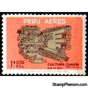 Peru 1963 Mythological Bird of Prey-Peru-StampPhenom
