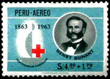 Peru 1964 Jubilee-Emblem, Henri Dunant-Peru-StampPhenom