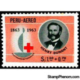 Peru 1964 Jubilee-Emblem, Henri Dunant-Peru-StampPhenom