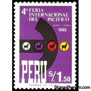 Peru 1965 Pacific Fair Emblem-Peru-StampPhenom