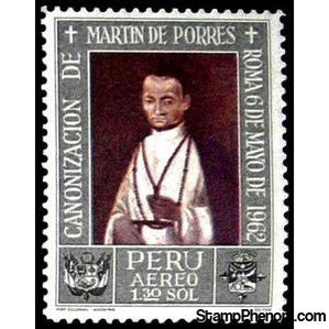 Peru 1965 St. Martín de Porres Velasquez (1569-1639)-Peru-StampPhenom