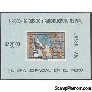 Peru 1969 Radio telescope (Souvenir sheet)-Peru-StampPhenom