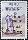 Peru 1969 Working Farmer-Peru-StampPhenom