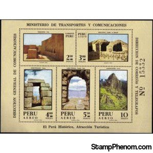 Peru 1970 Historical Peru - Tourist Attractions-Peru-StampPhenom