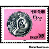 Peru 1970 "Maternity", UNICEF-Emblem-Peru-StampPhenom