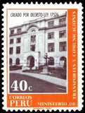 Peru 1970 Ministry of Transport and Communication-Peru-StampPhenom