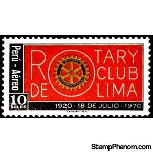Peru 1970 Rotary Club Emblem-Peru-StampPhenom