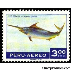 Peru 1970 Swordfish (Xiphias gladius)-Peru-StampPhenom