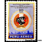 Peru 1970 Telephone, City Skyline-Peru-StampPhenom