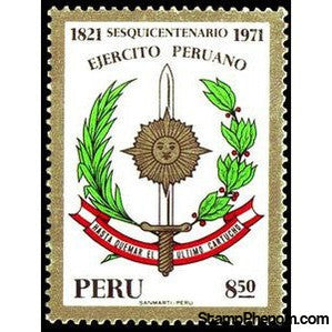 Peru 1971 Army Coats of Arms-Peru-StampPhenom