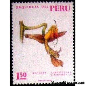 Peru 1971 Gongora portentosa-Peru-StampPhenom