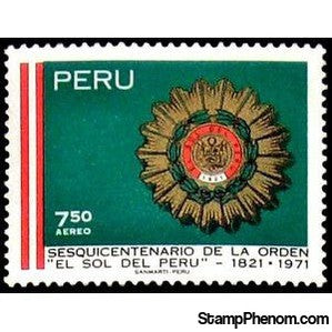 Peru 1971 Peruvian Order of the Sun-Peru-StampPhenom