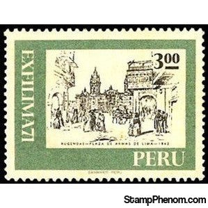 Peru 1971 Plaza de Armas, Lima (1843)-Peru-StampPhenom