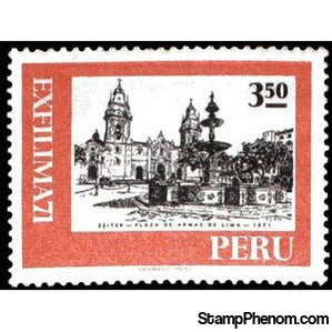 Peru 1971 Plaza de Armas, Lima (1971)-Peru-StampPhenom