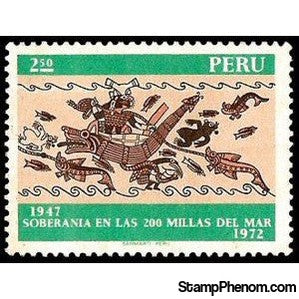 Peru 1972 Reforms - Sovereignty of the Sea (Inca Frieze)-Peru-StampPhenom